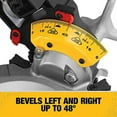thumbnail image 4 of DEWALT Compound Miter Saw 308351915 - 12 In Blade, 15 Amp, Double Bevel - 1 Piece, 4 of 11