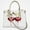 2456, variant on Juicy Heart-Shaped Cherry Fruit Cross Body Bags For Women Small Leather Female Handbags Fashion Top-Handle Totes