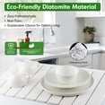 thumbnail image 4 of Gimgong Stone Dish Drying Mat for Kitchen Counter | 24"×16" Diatomaceous Earth Quick-Dry Absorbent Large Dry Mats White, 4 of 8
