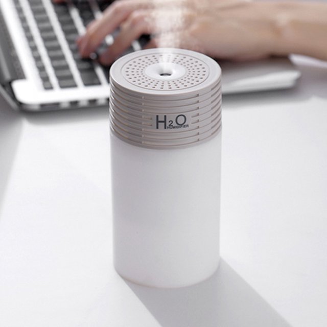 Mini humidificador de aire Mute 300ml Cool Mist Maker Mist Difusor para Home Office Car