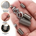 thumbnail image 5 of Mduoduo 200pc Thread rt Stainless Steel Helicoil For M3 to M8 Thread Repair Kit Car Accessories, 5 of 6