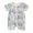 Blue, variant on Girl Pajamas Baby Girls Short Sleeve Cartoon Prints Romper Jumpsuit Summer Pajamas Baby Pajamas Pink 0 Months-3 Months