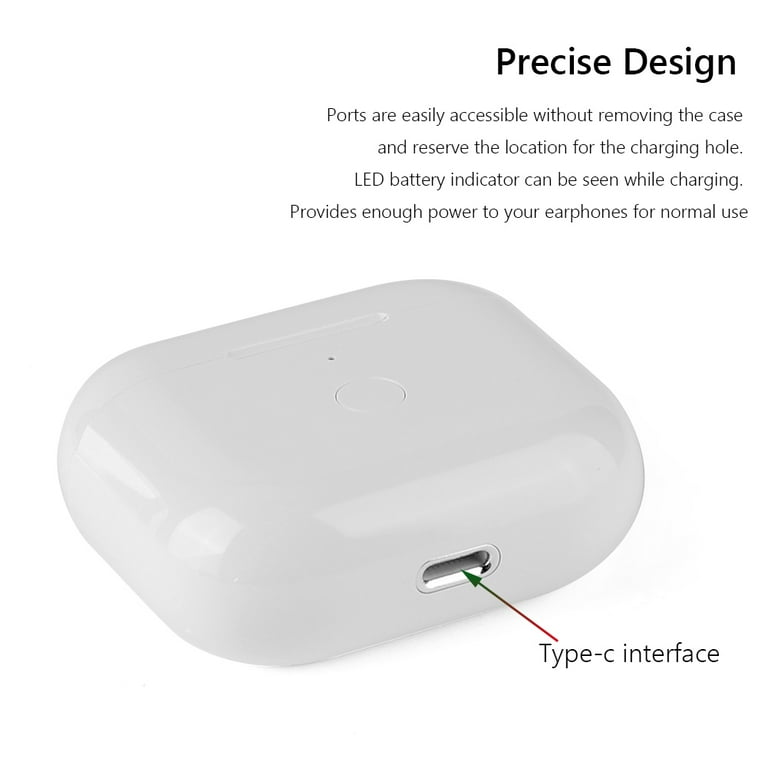 Charging Case Replacement for AirPods 3rd Generation, Upgraded AirPods 3 Wireless Charger Case, Compatible with AirPod 3 Gen Support Blue-Tooth Pairing Sync, 600 mAh Battery, (3rd) - Walmart.com