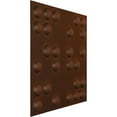 thumbnail image 2 of Ekena Millwork 19 5/8"W x 19 5/8"H Emery EnduraWall Decorative 3D Wall Panel, Universal Aged Metallic Rust (Covers 2.67 Sq. Ft.), 2 of 5
