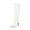 White Knee High Boots, variant on Women's Knee High Boots Stilettos Heel Pointed Toe Dress Boots Faux Leather Over The Knee Boots Beige 36