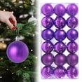thumbnail image 1 of 36Pcs Christmas Ornaments For Xmas Christmas Tree Plastic Christmas Ornaments Mini Shatterproof Christmas Tree Hanging Kit For Christmas Tree Wedding Party, 1 of 9