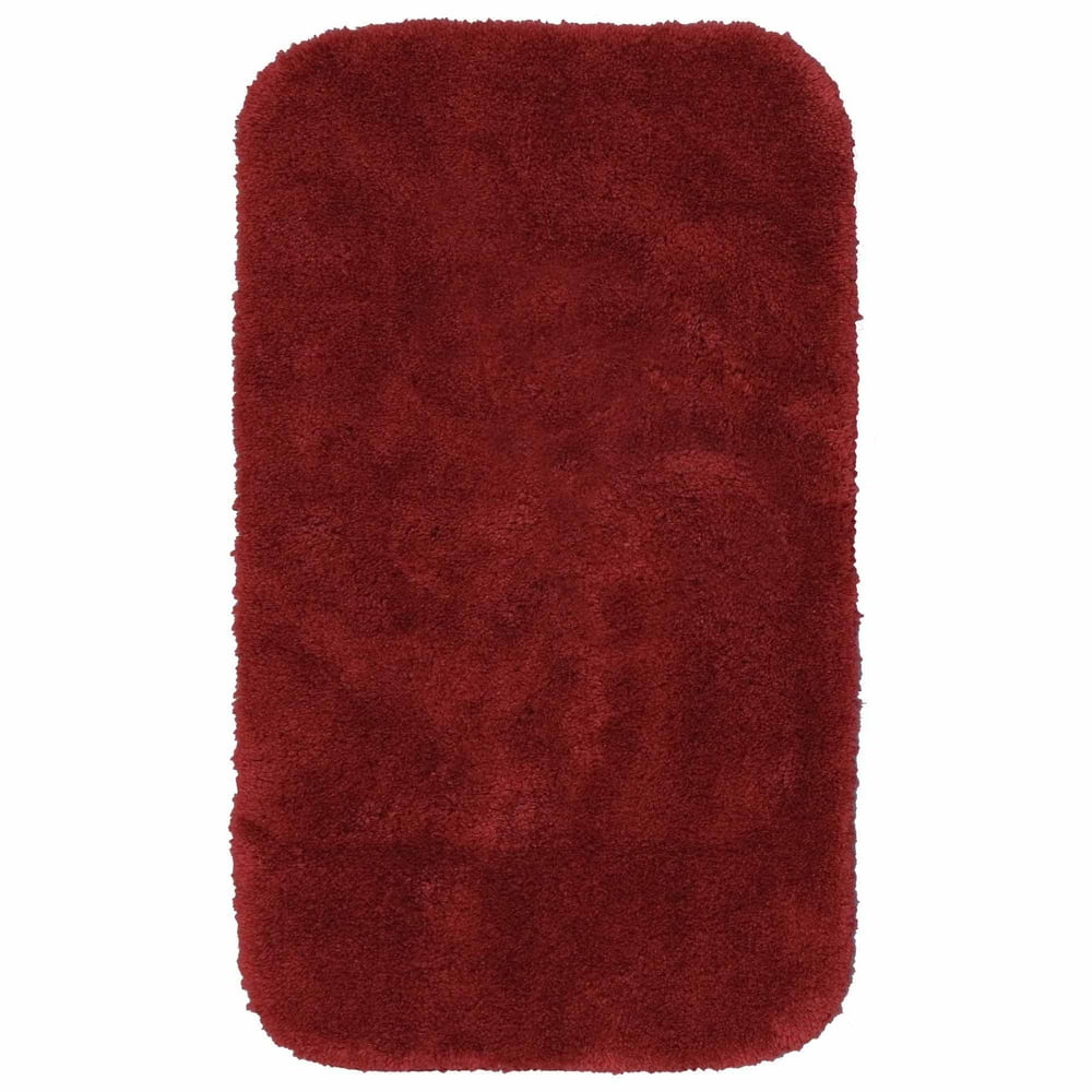 Mainstays Performance Nylon Bath Rug, Red Sedona, 19.5" x 34" Walmart