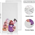 thumbnail image 2 of SKYSONIC 2 Pack Gnome Ghost Pumpkin Hand Towels, Ultra Soft and Absorbent, Halloween Cute Skull Decorative Fingertip Towel for Home, Bathroom, Kitchen, 28.3"x14.4", 2 of 5