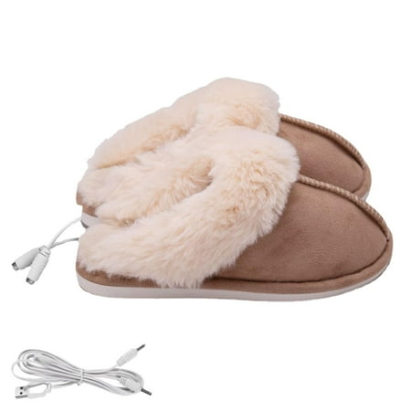 

huoge Heated Slippers for Winter | USB Foot Warmers | USB Feet Warmers for Women Fast Heating Slippers for Men Women Bed Buddy Winter Warmth Accessories