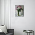 thumbnail image 3 of Upgrade your Space with Pink Flower Canvas Wall Art Abstract Watercolor Floral Painting, 12X16inch Framed Artwork for Bathroom, Nursery, Living Room, Bedroom, Kitchen, Home Office Décor, 3 of 7