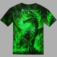 thumbnail image 3 of Tiijoy Boys Graphic T Shirt Dragon 3D Print Short Sleeve Crew Neck T-Shirt Tee, Sizes 2-13, 3 of 3