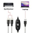 thumbnail image 5 of Adaptateur de Câble MIDI USB, Type A Mâle vers MIDI Din 5 Broches Interface avec Indicateur LED pour Clavier Musical, 5 of 5