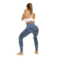 thumbnail image 6 of iniber Womens High Waist Yoga Pants, Soft 4 Way Stretch Running Workout Leggings with Pockets., 6 of 8