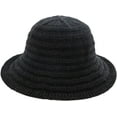 thumbnail image 3 of CoCopeaunts Women Bucket Hat Autumn Winter Soft Comfort Fisherman Hat Ladies Fashion Solid Color Packable Knitted Basin Hat, 3 of 8