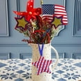 thumbnail image 4 of Clearance Under $5 Boovnll 4th of July Tree Decorations, Sequins Red White Blue Stars Memorial Day Ornaments, 4th of July Ornaments for Patriotic Party Hanging Decor, 4th of July Decorations, 4 of 5