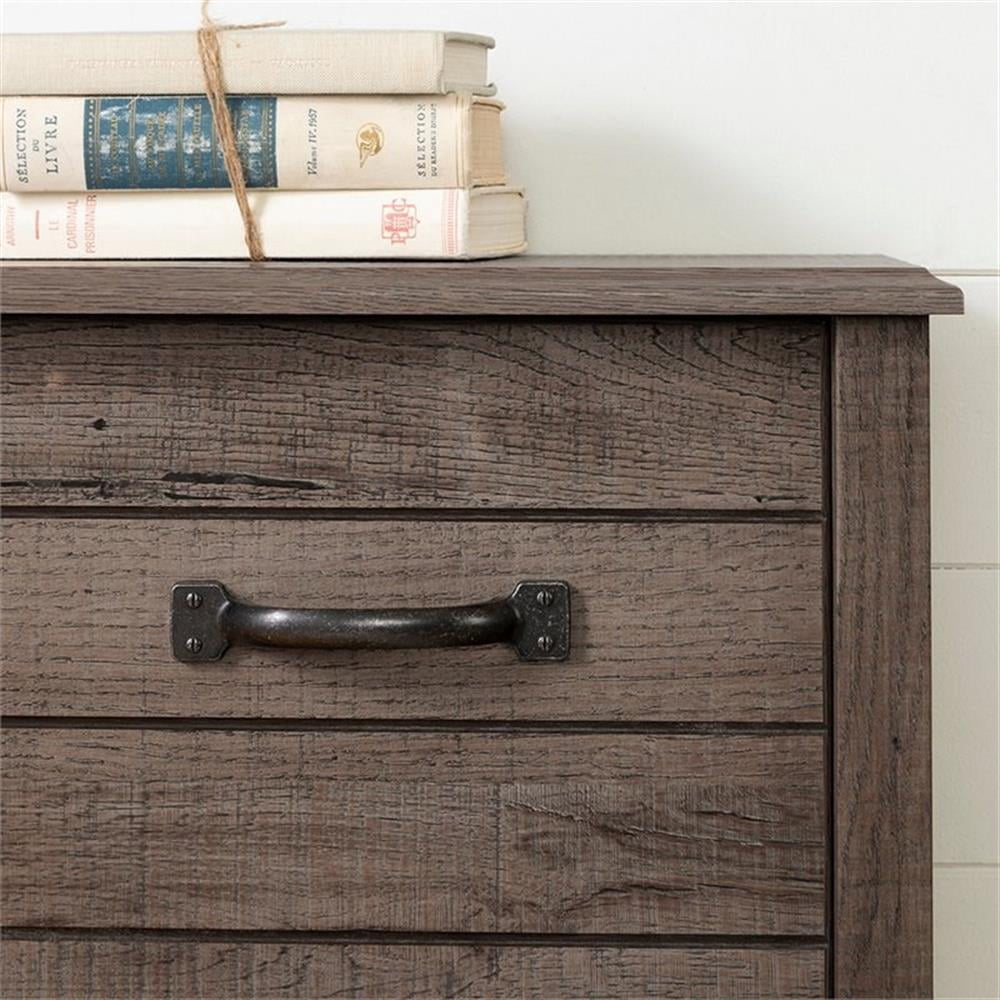 Pemberley Row Laminated Particleboard Fall Oak Bookcase Headboard Rectangular 40.2" Unassembled