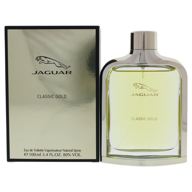 Perfume EDT Spray Jaguar Jaguar Classic Gold EDT Spray Caballero 3.4 oz