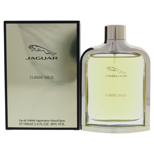 Perfume EDT Spray Jaguar Jaguar Classic Gold EDT Spray Caballero 3.4 oz
