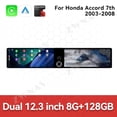 thumbnail image 3 of ZWNAV Dual 12.3 inch Screen Car Radio For Honda Accord 7th 2003-2008 Android GPS Navigation Multimedia Video Player Stereo Receiver Head Unit, 3 of 15