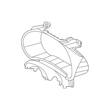Genuine OE Kia Upper Column Cover - 84830-K0000WK