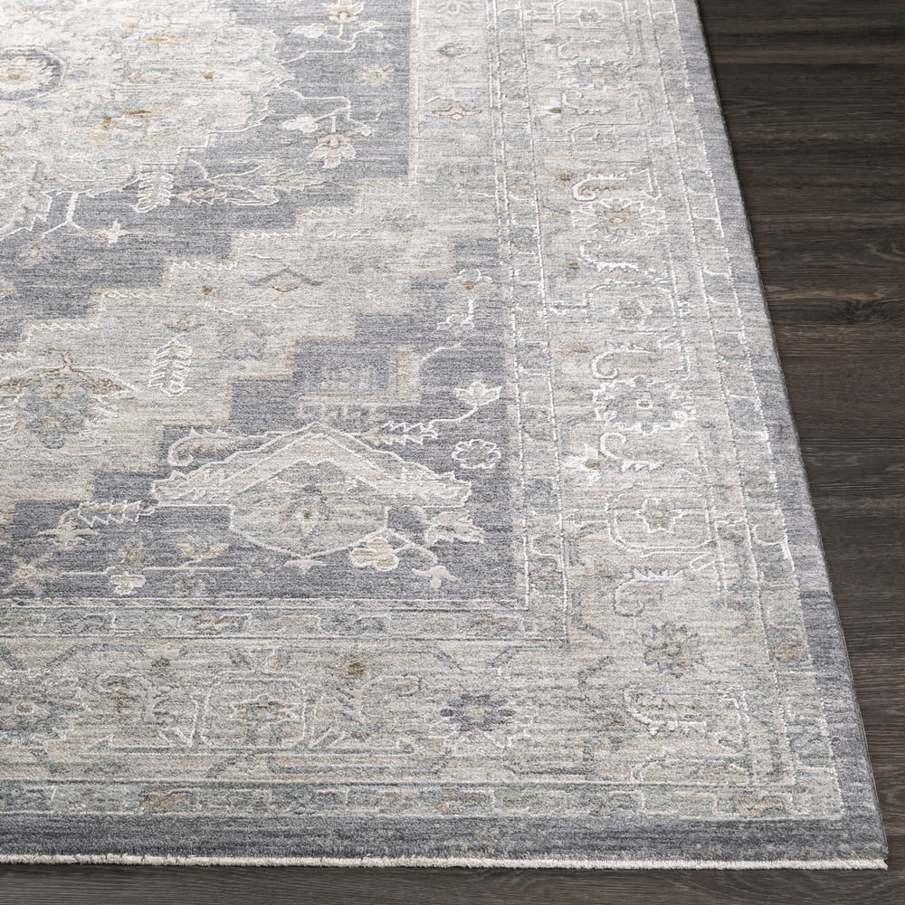 Livabliss Area Rugs for Living Room, 3x7 Avant Garde Traditional Blue Runner Rug, Bedroom Dining Room Home Decor Stain Resistant Carpet (2'7" x 7'3" Runner)