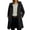 Black, variant on Women's Rain Jacket Full Zip Hooded Waterproof Windbreaker Outdoor Hiking Mid Length Coat with Pockets