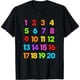 thumbnail image 1 of Camiseta de Maestra Niños Escuela Números Aprender a Contar 1-10, 1 of 5