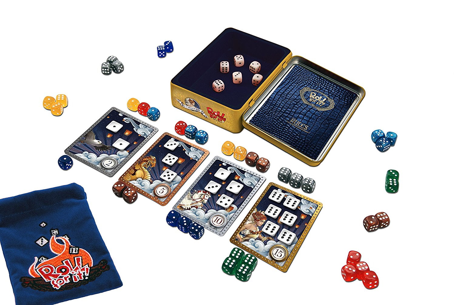 Roll For It Deluxe Edition Board Game Educational At Its Heart Roll For It Is A Resource Management Game That Pushes Youngsters To Utilize Allocation By Calliope Games Walmart Com Walmart Com