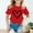 Rouge, variante sur Chandails pour Filles Col Rond Imprimé T-Shirt à Manches Courtes pour Filles Tenue d'Été pour Tout-Petites Vêtements pour Filles 11-12 Ans Mode Fille