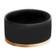 thumbnail image 4 of Comedero para gatos con bebedero de cerámica calentado, 16 x 8,5 cm, redondo, base de madera estable. negro, 4 of 9