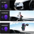 thumbnail image 6 of Wireless Car Charger,【7 Colored RGB Backlit】NEI15W Auto Clamping Car Charger Phone Mount Holder fit for iPhone 15 14 13 12 Mini Pro Max 11 XR XS, Samsung Galaxy S24 Ultra S23 S22 S21+ Note 20, etc, 6 of 16