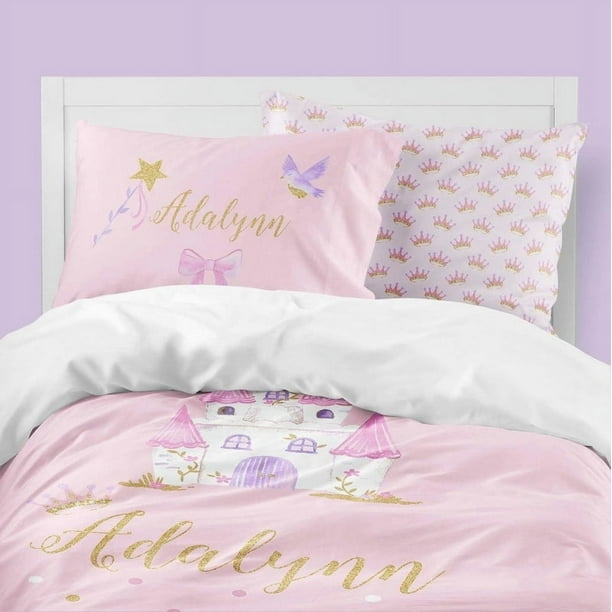 Juego de cama infantil Princesa Rosa (edredón o funda nórdica)