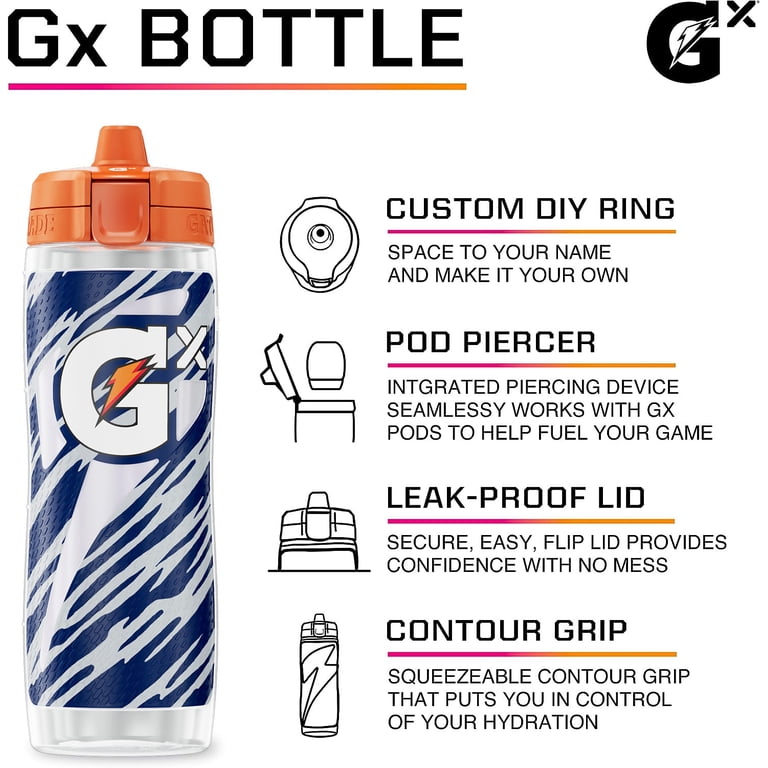 Gatorade Gx Detroit Lions NFL 30 fl oz Water Bottle & Sports Towel