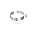 thumbnail image 1 of DIY Stainless Steel Decorating Tool French Dessert Mousse Tartlet Molds Tart Ring Cake Mold Circle Mould 04, 1 of 8
