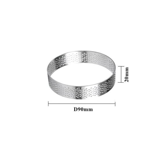 DIY Stainless Steel Decorating Tool French Dessert Mousse Tartlet Molds Tart Ring Cake Mold Circle Mould 04