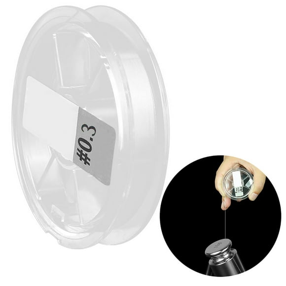 Bangcool 98.4ft Fishing Line Heavy Duty Nylon Clear Fish Line Monofilament Fishing Line