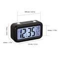 thumbnail image 4 of Amdohai Multifuctional Digital Alarm Clock with Nightlight Electronic Table Clock LEDs 24/12 Hour Date Temperature Display, 4 of 8