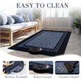 thumbnail image 7 of Bsicpro Door Mat, Non-Slip Entryway Rug for Front Door, Dirt Trapper Absorbent Doormat, Low Profile Indoor Entrance Mat for Home, 24" x 35",Blue, 7 of 7