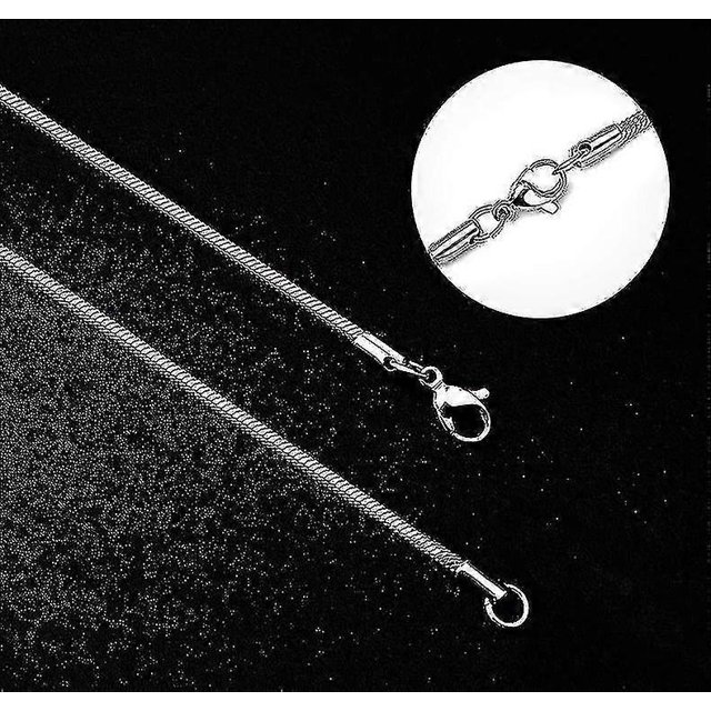Cadenas de acero inoxidable para hombre, clásicas, talla 45 cm, código de producto 33631 45 cm