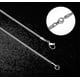 thumbnail image 1 of Cadenas de acero inoxidable para hombre, clásicas, talla 45 cm, código de producto 33631 45 cm, 1 of 1