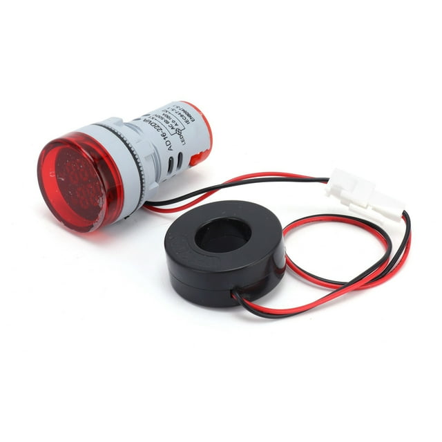 Current Meter Signal Light, Current Display Signal Indicator Industrial Control Components For Current Meter For Current Signal Red,Green,Blue,White,Yellow