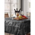 thumbnail image 6 of Grey Forest Table Cloth, Pine Tree Summer Botanical Modern Art Waterproof Tablecloth for Rectangle Tables, Reusable Washable Fabric Table Cover for Restaurant Kitchen Dining Tables 60"x84", 6 of 6