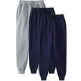 thumbnail image 1 of Pantalones deportivos casuales de color sólido con cordón ajustable para hombre, 1 of 2