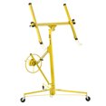thumbnail image 2 of CQSXDA Drywall Lift Tool With Rolling Caster Wheels 11 Foot Heavy-Duty Jack Lifter For Construction Projects, 2 of 14