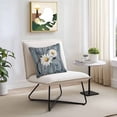 thumbnail image 6 of Outdoor Waterproof Throw Pillow Covers Set of 2 Rustic Daisy Decorative Pillowcases Square Outdoor Pillows Cushion Case 16x16 Inch Yellow Sunflower Blue Wood Grain Patio Pillows for Couch Sofa Bed, 6 of 9