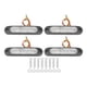 thumbnail image 2 of Luz de seguridad para automóvil, 4 piezas, luz reflectora para automóvil, lámpara reflectora LED LE Ds, luz reflectora probada profesionalmente, 2 of 9