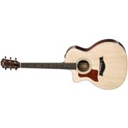 Taylor 214ce-DLX Deluxe Left-Handed Grand Auditorium Acoustic-Electric Guitar