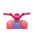 thumbnail image 6 of iYofe 6V Electric Ride on Toys, Powered Ride on ATV for Toddlers Boys Girls Ages 3-5 Gifts, Kids ATV electric car with LED Lights, Anti-Slip Wheels, White+Pink, 6 of 10