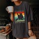 thumbnail image 2 of Blusa holgada de manga corta con estampado de letras chistosas y mangas caídas vintage para mujer Pompotops hfajkhk123999, 2 of 9