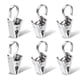 thumbnail image 1 of Clips para cortinas, paquete de 10 clips de acero inoxidable para luces de cadena para exteriores, decoración de fiestas, colgar fotos, tiendas de campaña, manualidades, 1 of 5
